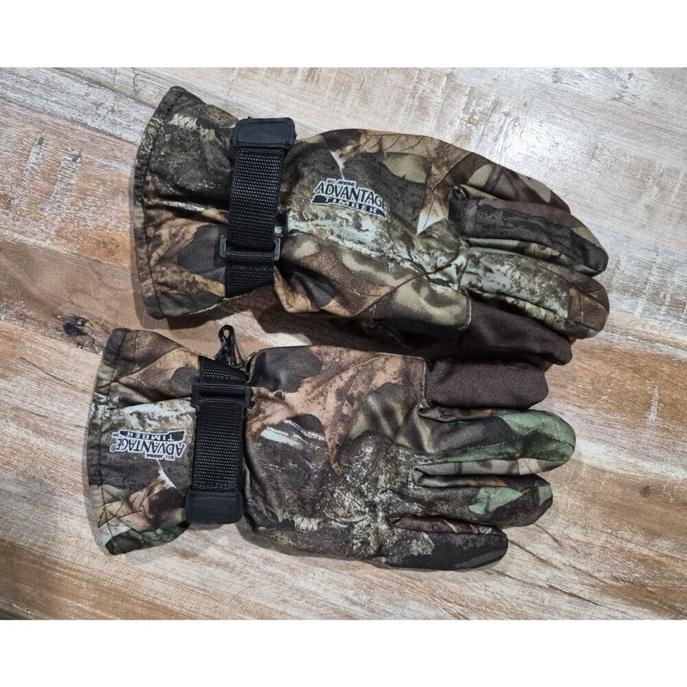 Advantage Timber Gloves Size Large Water Resistant